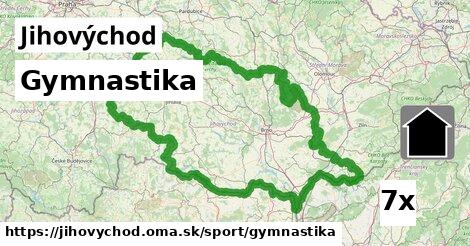 Gymnastika, Jihovýchod