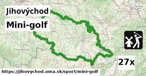 Mini-golf, Jihovýchod