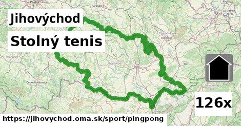 Stolný tenis, Jihovýchod