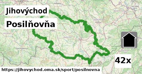 Posilňovňa, Jihovýchod