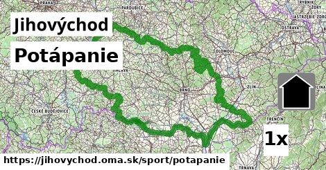 Potápanie, Jihovýchod