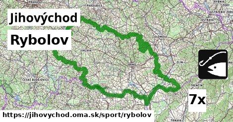 Rybolov, Jihovýchod