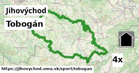 Tobogán, Jihovýchod