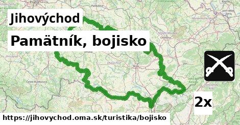 Pamätník, bojisko, Jihovýchod