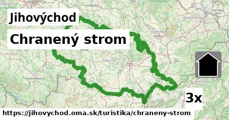 Chranený strom, Jihovýchod