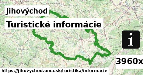 Turistické informácie, Jihovýchod