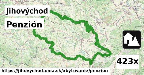 Penzión, Jihovýchod