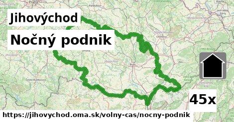 Nočný podnik, Jihovýchod