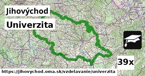 Univerzita, Jihovýchod