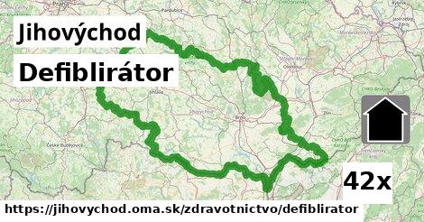 Defiblirátor, Jihovýchod