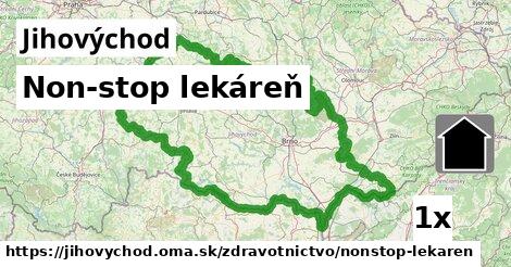 Non-stop lekáreň, Jihovýchod