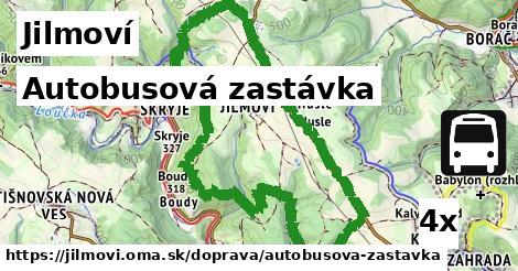 Autobusová zastávka, Jilmoví