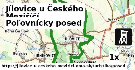 poľovnícky posed v Jílovice u Českého Meziříčí
