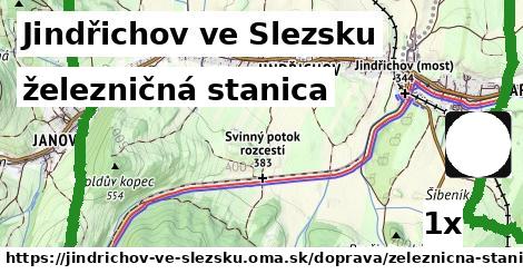 železničná stanica, Jindřichov ve Slezsku