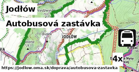 autobusová zastávka v Jodłów