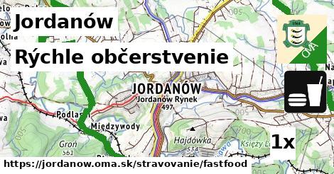 Rýchle občerstvenie, Jordanów