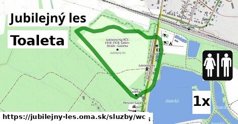Toaleta, Jubilejný les