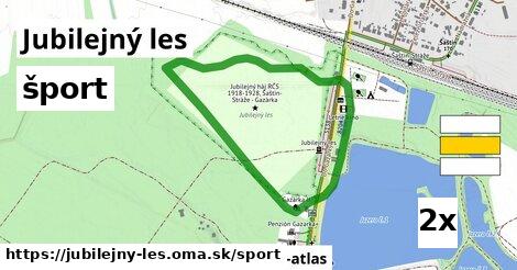 šport v Jubilejný les