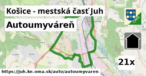 Autoumyváreň, Košice - mestská časť Juh