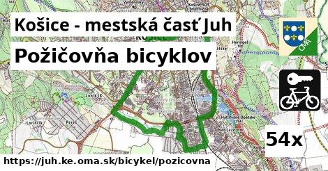 Požičovňa bicyklov, Košice - mestská časť Juh