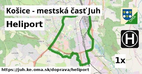 Heliport, Košice - mestská časť Juh