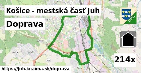doprava v Košice - mestská časť Juh