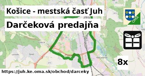 Darčeková predajňa, Košice - mestská časť Juh