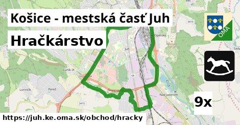 Hračkárstvo, Košice - mestská časť Juh