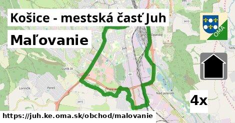 Maľovanie, Košice - mestská časť Juh