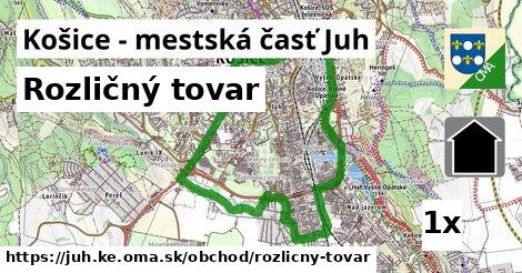 rozličný tovar v Košice - mestská časť Juh