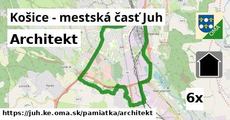 Architekt, Košice - mestská časť Juh