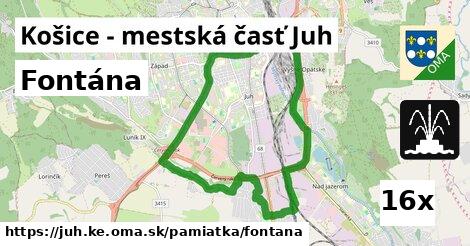 Fontána, Košice - mestská časť Juh