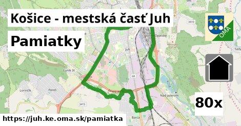 pamiatky v Košice - mestská časť Juh