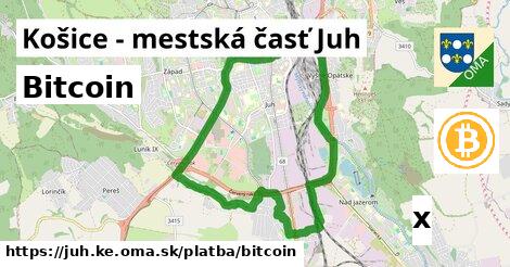 Bitcoin, Košice - mestská časť Juh