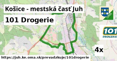 101 Drogerie v Košice - mestská časť Juh