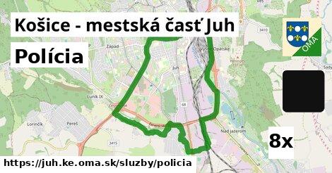 Polícia, Košice - mestská časť Juh