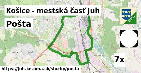 Pošta, Košice - mestská časť Juh