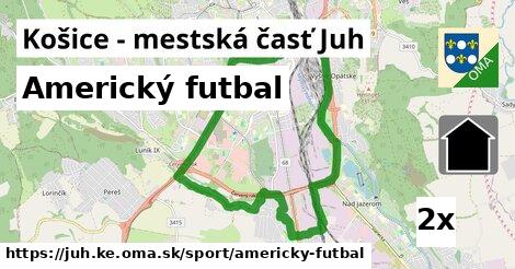 Americký futbal, Košice - mestská časť Juh