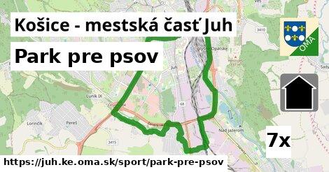 Park pre psov, Košice - mestská časť Juh