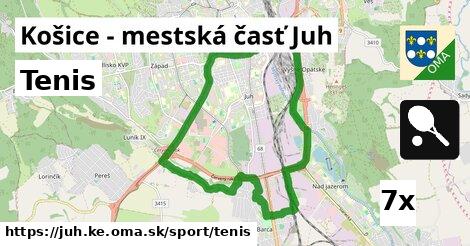 Tenis, Košice - mestská časť Juh