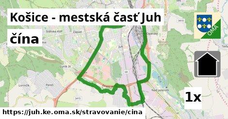 čína, Košice - mestská časť Juh