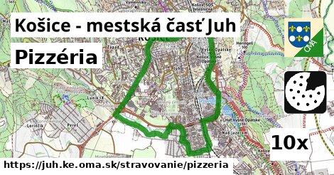 Pizzéria, Košice - mestská časť Juh