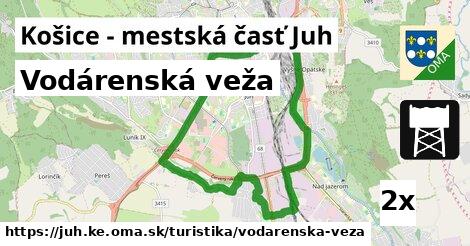 Vodárenská veža, Košice - mestská časť Juh