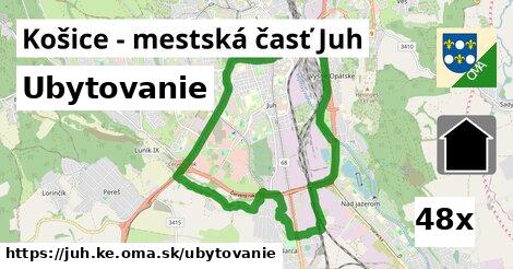 ubytovanie v Košice - mestská časť Juh