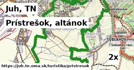 Prístrešok, altánok, Juh, TN