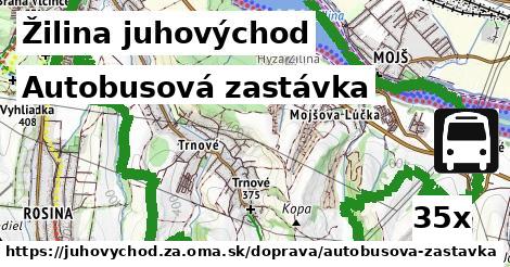 Autobusová zastávka, Žilina juhovýchod