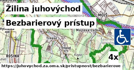 Bezbarierový prístup, Žilina juhovýchod