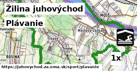 Plávanie, Žilina juhovýchod