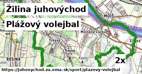 plážový volejbal v Žilina juhovýchod