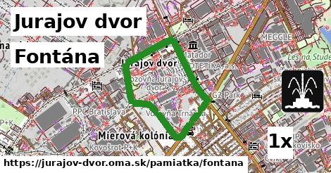 Fontána, Jurajov dvor